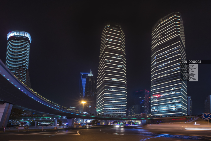 图片标题:     上海中环广场 夜景 图片编号:     290